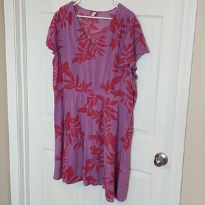 Old Navy Hawaiian Print Dress XXL
